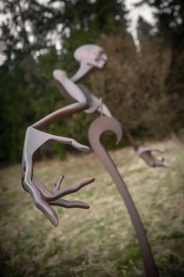 Hrbáč - umělecký sochař a kovář Gibbus